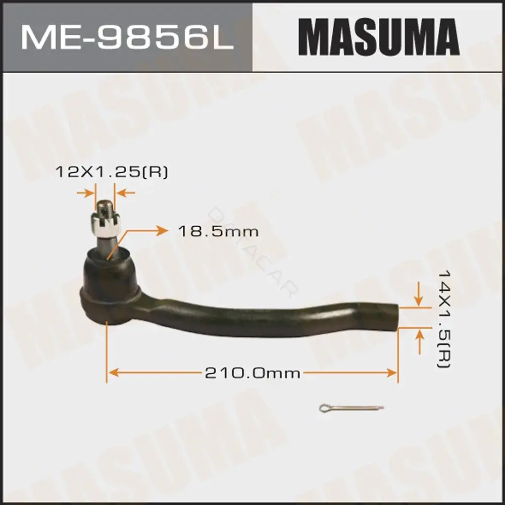 Рулевые наконечники MASUMA ME-9856L