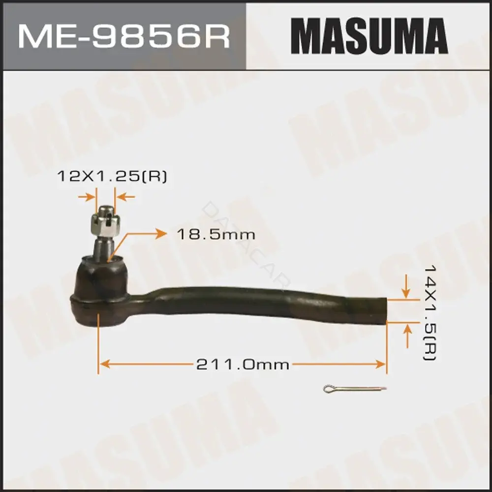 Рулевые наконечники MASUMA ME-9856R