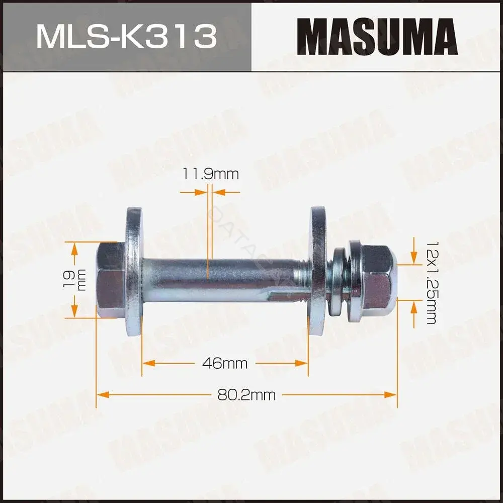 Болт подвески MASUMA MLS-K313