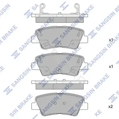 Тормозные колодки Hi-Q SP1907