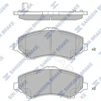 Тормозные колодки Hi-Q SP2185