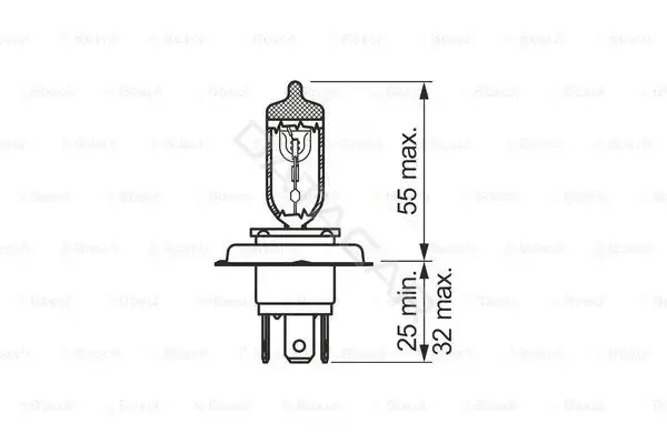Лампочки BOSCH 1987302104