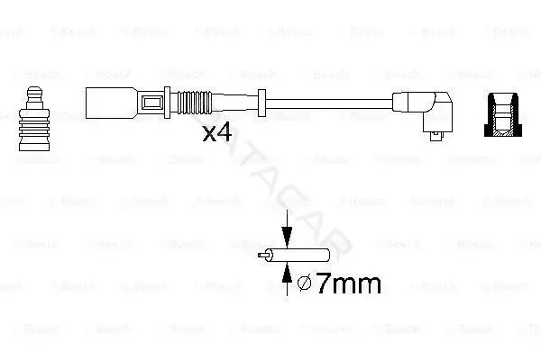 Высоковольтные провода BOSCH 0986356754