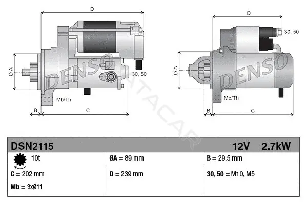 Стартер DENSO DSN2115