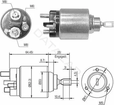 Реле втягивающее MAGNETI MARELLI 940113050010