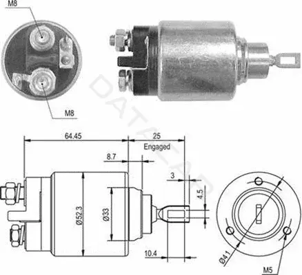 Реле втягивающее MAGNETI MARELLI 940113050011