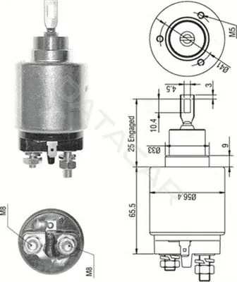 Реле втягивающее MAGNETI MARELLI 940113050273