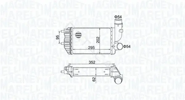 Интеркулер MAGNETI MARELLI 351319205000