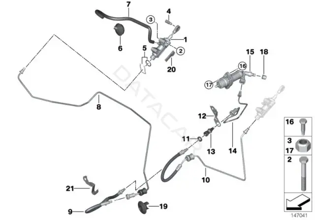 Болт подвески BMW 07119907207