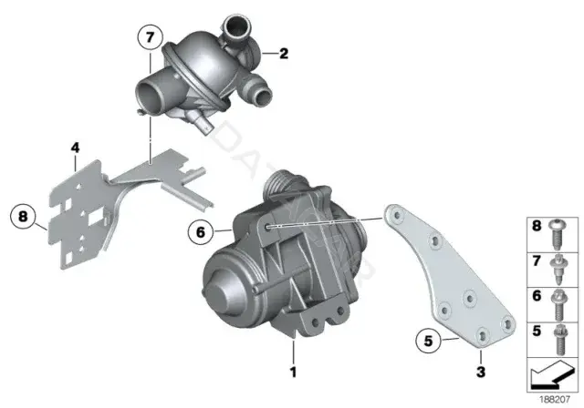 Болт подвески BMW 11517585095