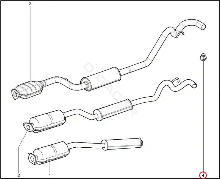 Крепление глушителя LADA 21213120307300
