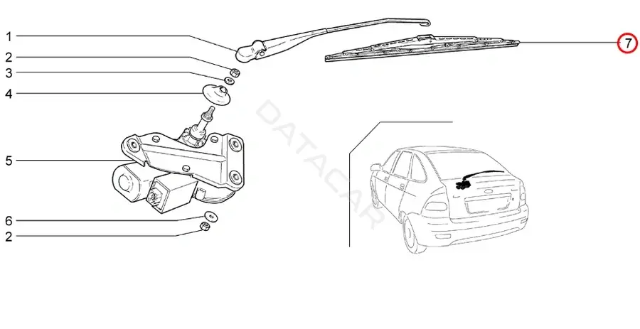 Щетки стеклоочистителя LADA 21720631320004