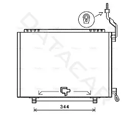 Радиатор кондиционера AVA FD5610
