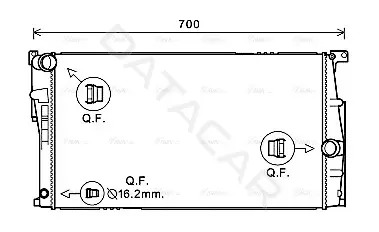 Радиатор охлаждения AVA BW2453