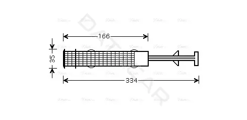Осушитель кондиционера AVA BWD279