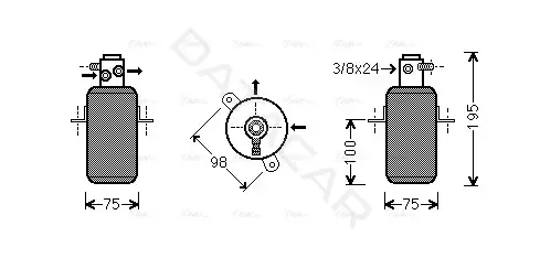 Осушитель кондиционера AVA MSD266