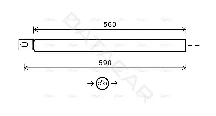 Осушитель кондиционера AVA MSD663