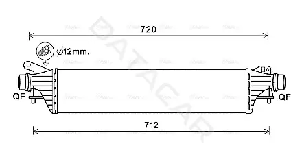 Интеркулер AVA OL4663
