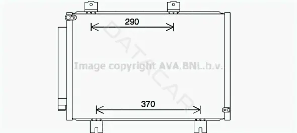 Радиатор кондиционера AVA HD5316D