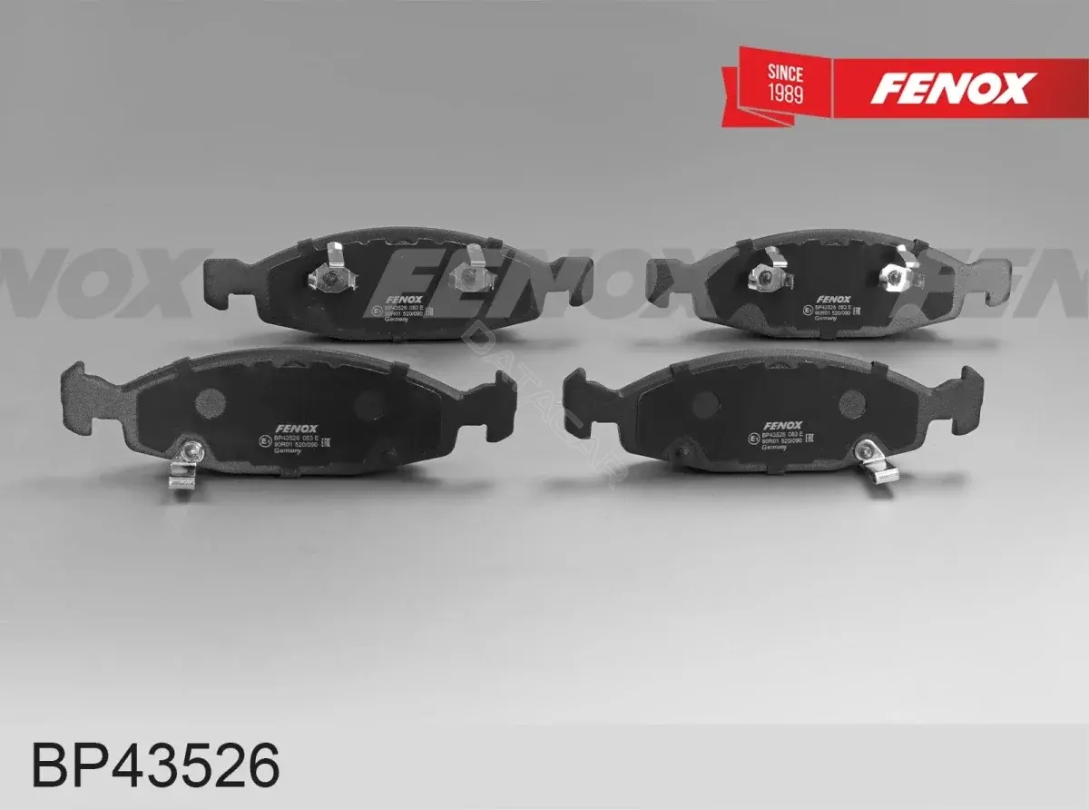 Тормозные колодки FENOX BP43526