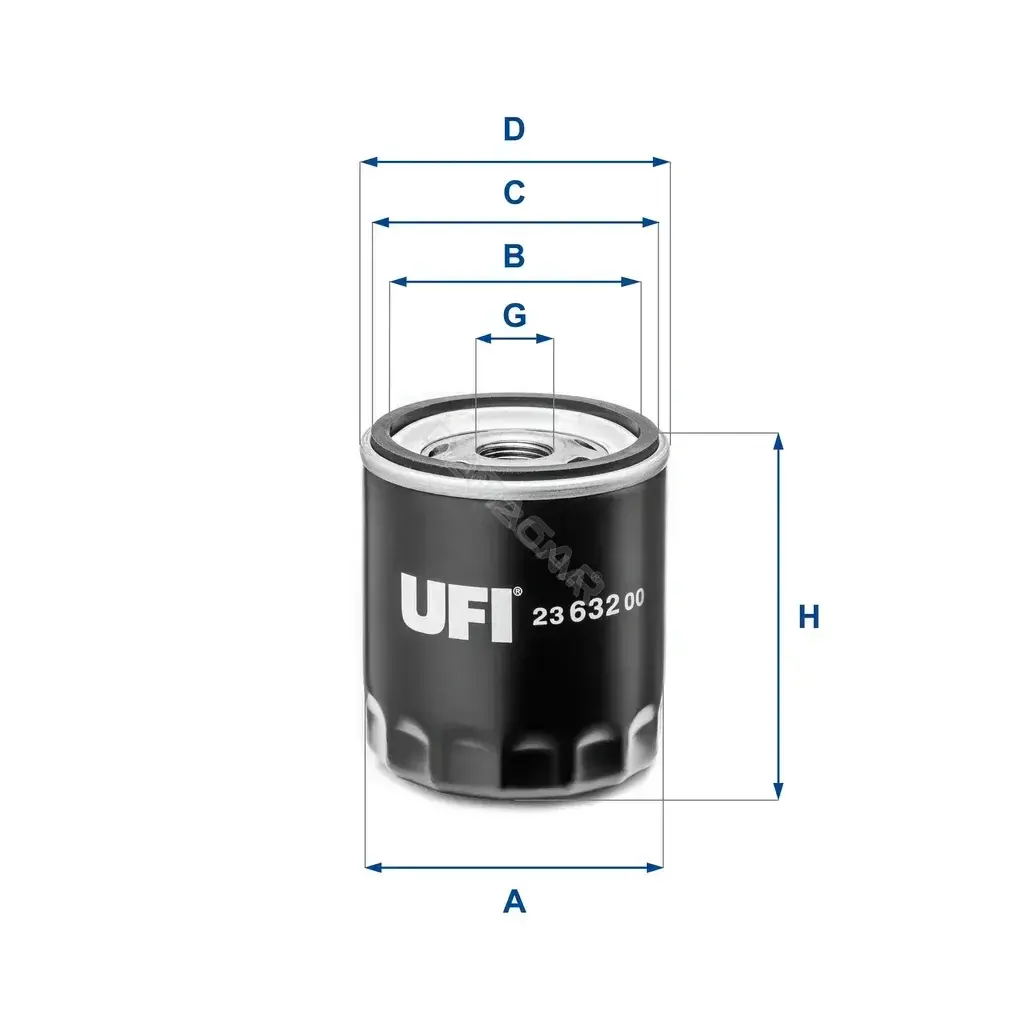 Масляный фильтр UFI 23.632.00