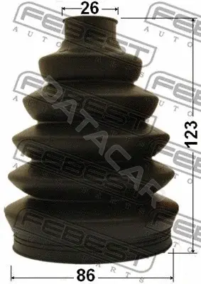 Пыльник шруса FEBEST 1917P-E70