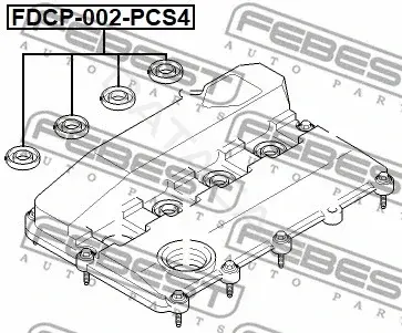 Шайба пламягасящая FEBEST FDCP-002-PCS4