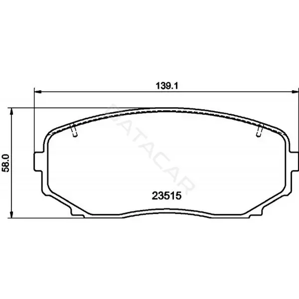 Тормозные колодки TRIALLI PF4260