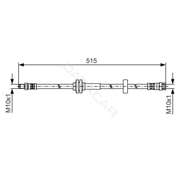 Тормозные шланги TRIALLI BF1611