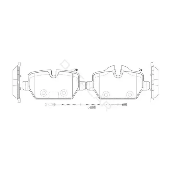 Тормозные колодки TRIALLI PF4136