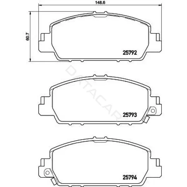 Тормозные колодки TRIALLI PF4229