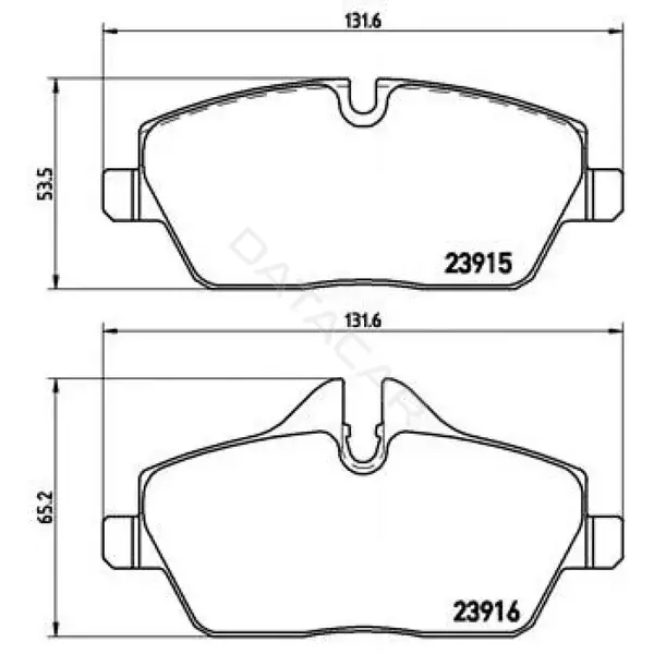 Тормозные колодки TRIALLI PF4137