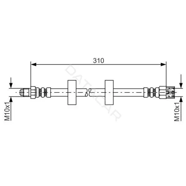 Тормозные шланги TRIALLI BF4505