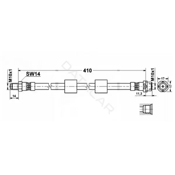 Тормозные шланги TRIALLI BF4822