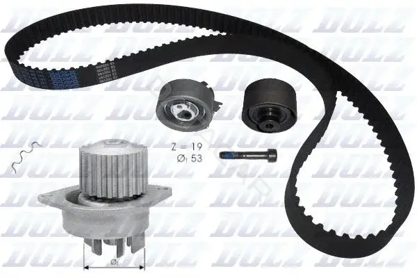 Комплект ГРМ с помпой DOLZ KD042