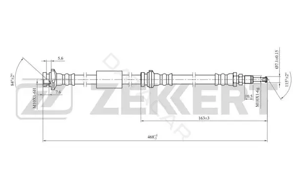 Тормозные шланги ZEKKERT BS-9446