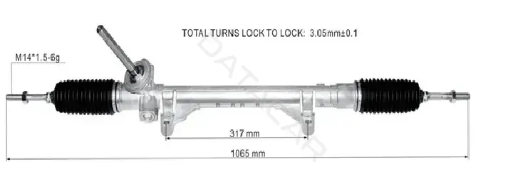 Рулевая рейка M-TEX MTRR10002