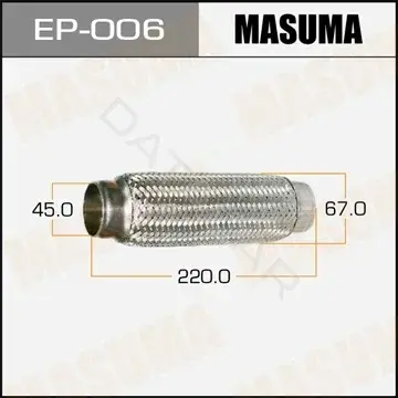 Гофра глушителя MASUMA EP006