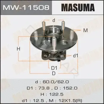 Подшипник ступицы MASUMA MW-11508