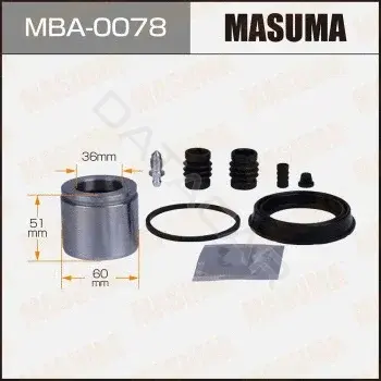 Ремкомплект суппорта MASUMA MBA-0078