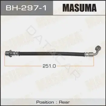 Тормозные шланги MASUMA BH-297-1