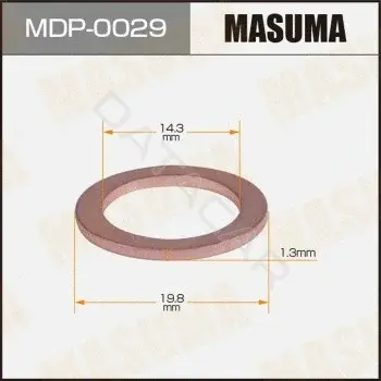 Сальник коленвала MASUMA MDP-0029