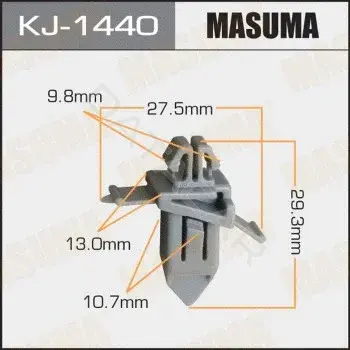 Клипса молдинга MASUMA KJ-1440