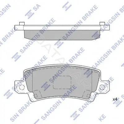Тормозные колодки Hi-Q SP1503