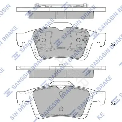 Тормозные колодки Hi-Q SP1834