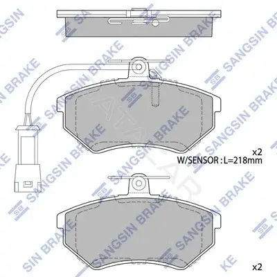 Тормозные колодки Hi-Q SP2005