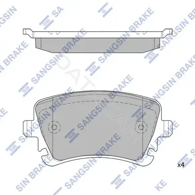 Тормозные колодки Hi-Q SP2112-R