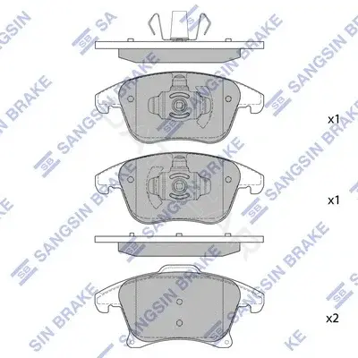 Тормозные колодки Hi-Q SP4021