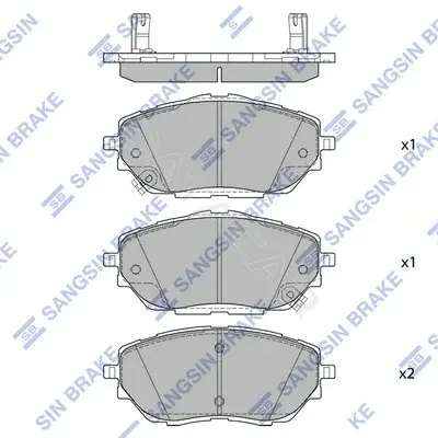 Тормозные колодки Hi-Q SP4213A