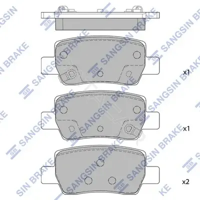 Тормозные колодки Hi-Q SP4462
